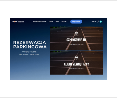 System rezerwacji miejsc parkingowych